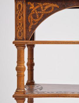 Cabinet, probably Norway, Old Norse style, late 19th century.