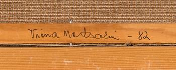 Viena Mertsalmi, translucent weaving, signed and dated -82.