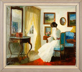 EDIT GERT, olja på duk, signerad.