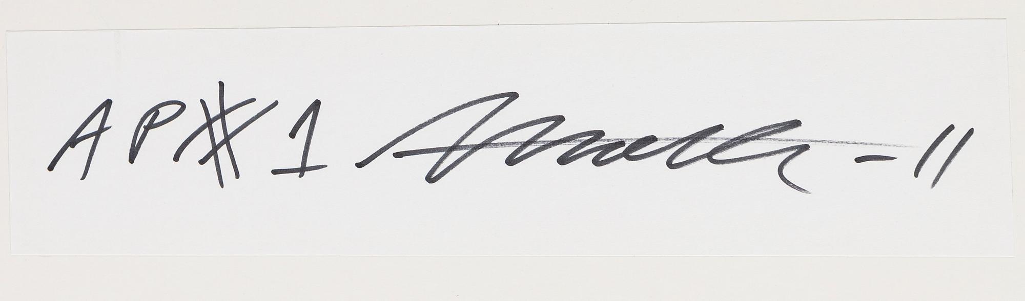 ANDREAS KOCK, C-print, signed and numbered AP #1 on verso.