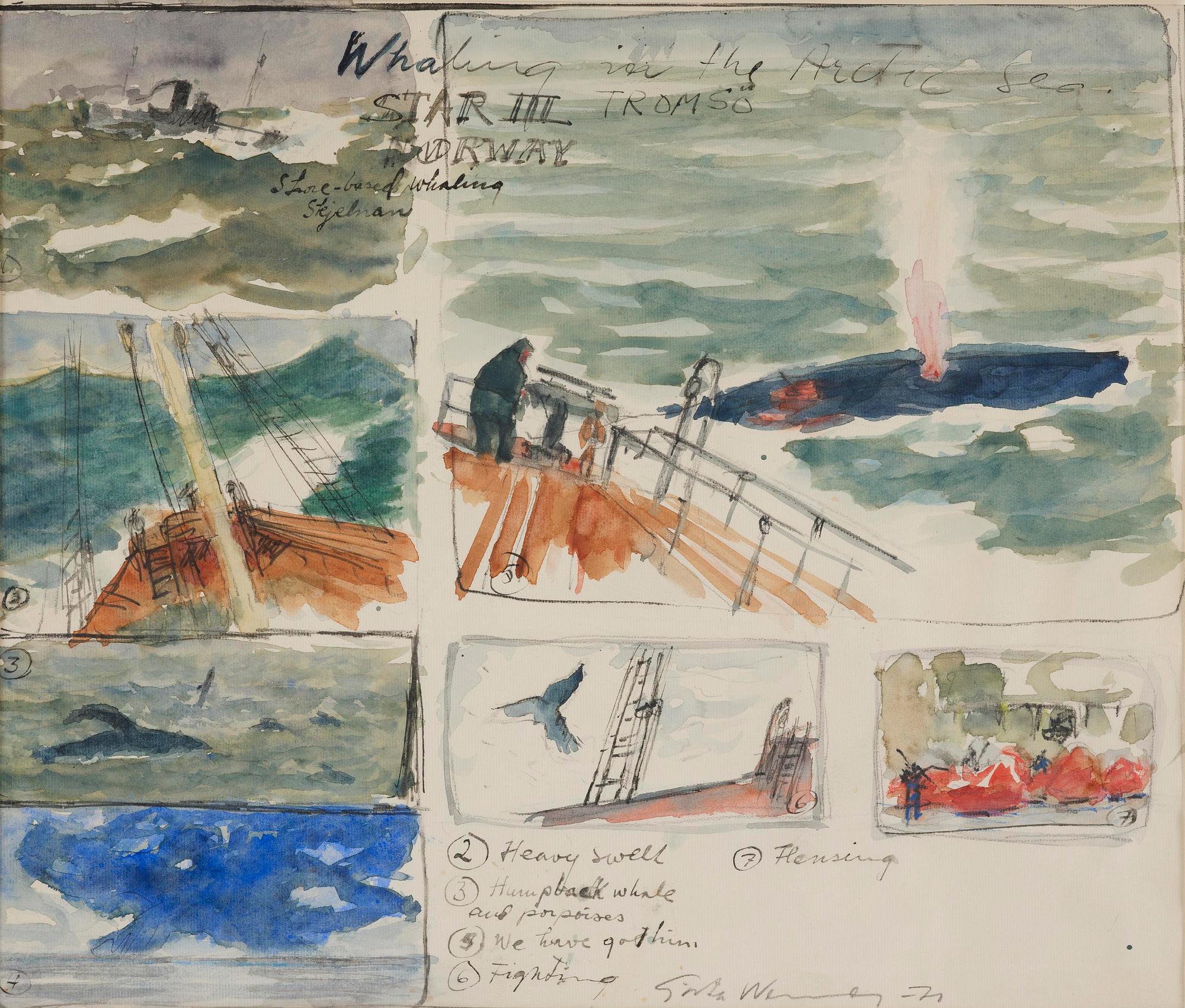 Gösta Werner, "Valfångst".