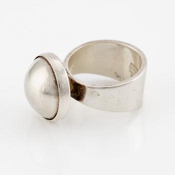 Niels Erik From, ring, sterling silver, Denmark.