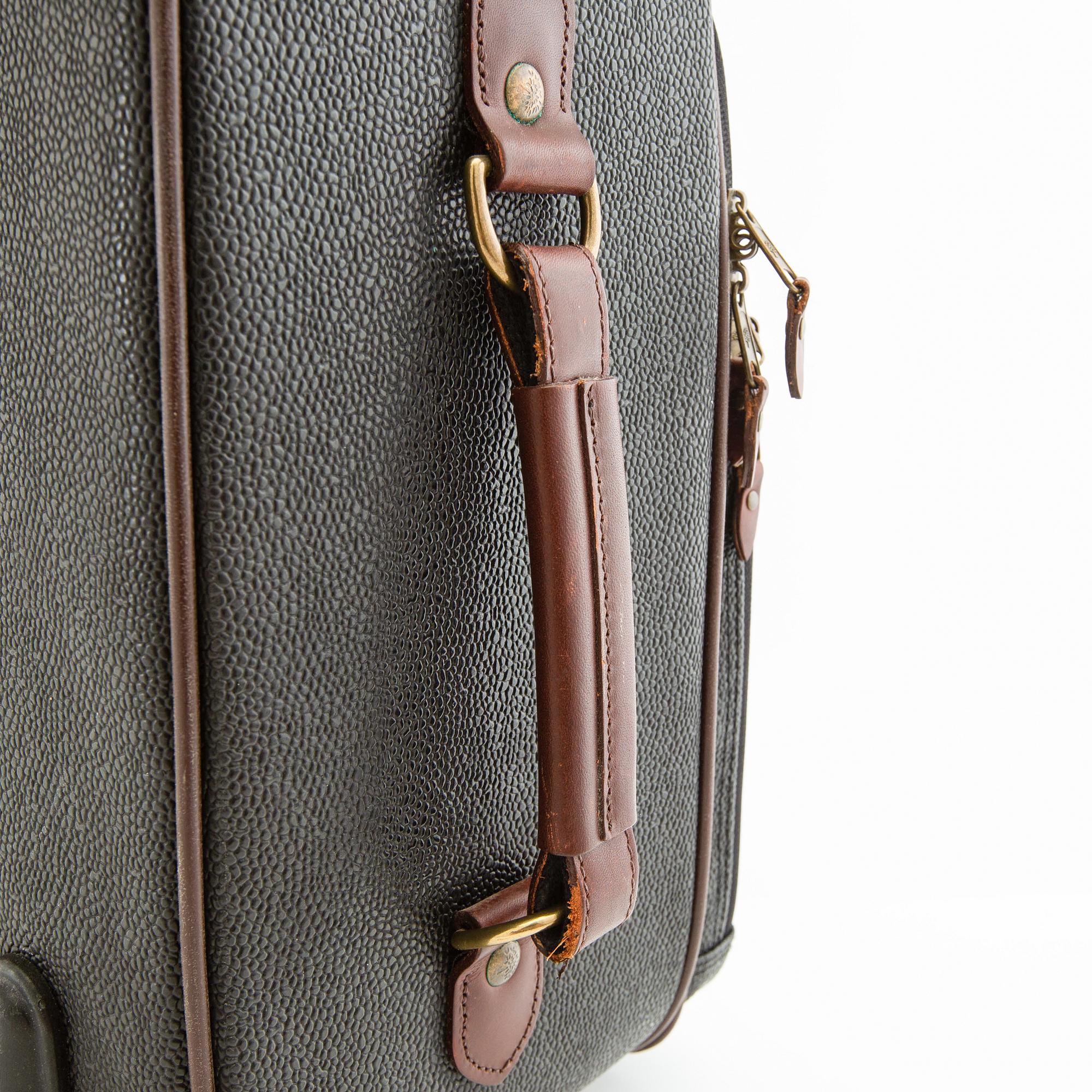 Mulberry, vintage suitcase.