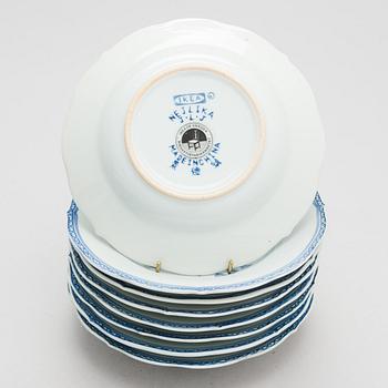 Servisdelar, 12 st, porslin, "Nejlika", IKEA, ur IKEA:s 1700-talsserie, 1990-tal.