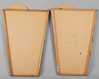 SKYLTMATERIAL, 2 st, papp, 1950-tal.
