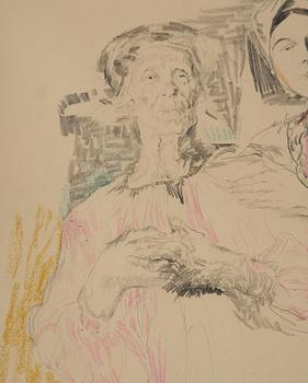 Philip Andreevich Maliavin, Peasant women.