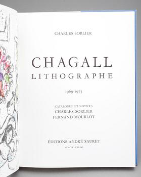 MARC CHAGALL, bok, "Lithographe IV 1969-1973", utgiven av André Sauret, 1974.