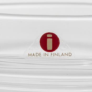 Timo Sarpaneva, 28-piece glass dessert ware,  'Ripple' for Iittala. Designed in 1963.
