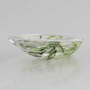 Edward Hald, a glass dish, Orrefors.