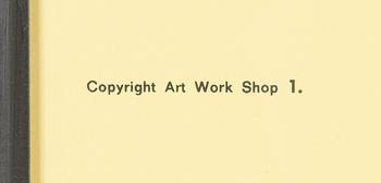 Tove Jansson, Poster, Moomin, Bull's Presstjänst, Art Work Shop, 1960s.