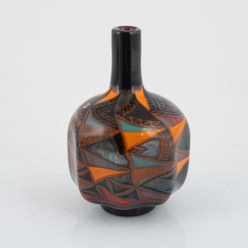 Eva Englund, a "Millefiore Röd", glass vase, Orrefors Gallery, Sweden, 1990.