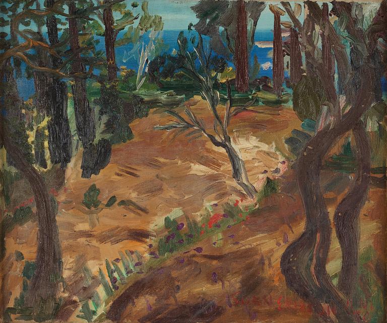 SVEN X:ET ERIXSON, oil on canvas, signed and dated june -39.