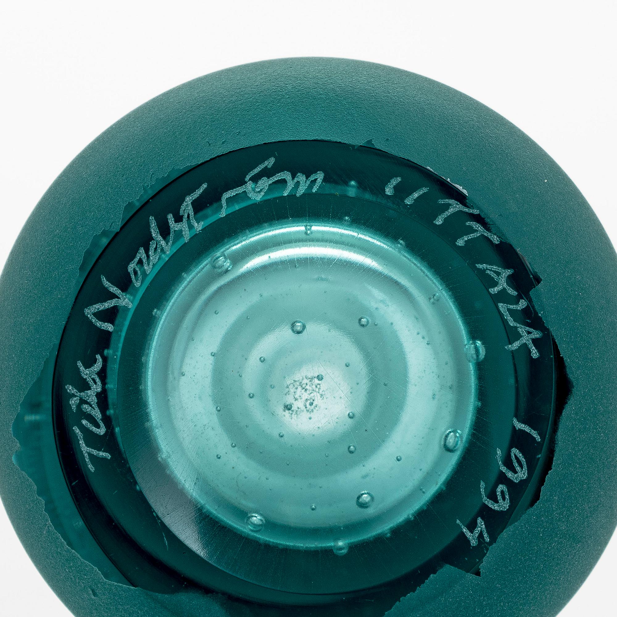 Tiina Nordström, an art glass signed Tiina Nordström, Iittala 1994.