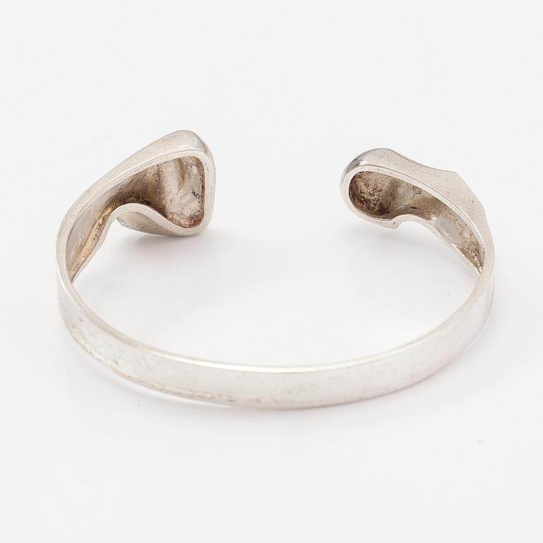 Björn Weckström, A sterling silver bracleet "Apollo". Lapponia 1982.