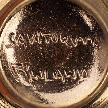 KARAFF samt TUMLARE, 6 st, rödlera, Savitorppa, Finland, 1970/1980-tal.