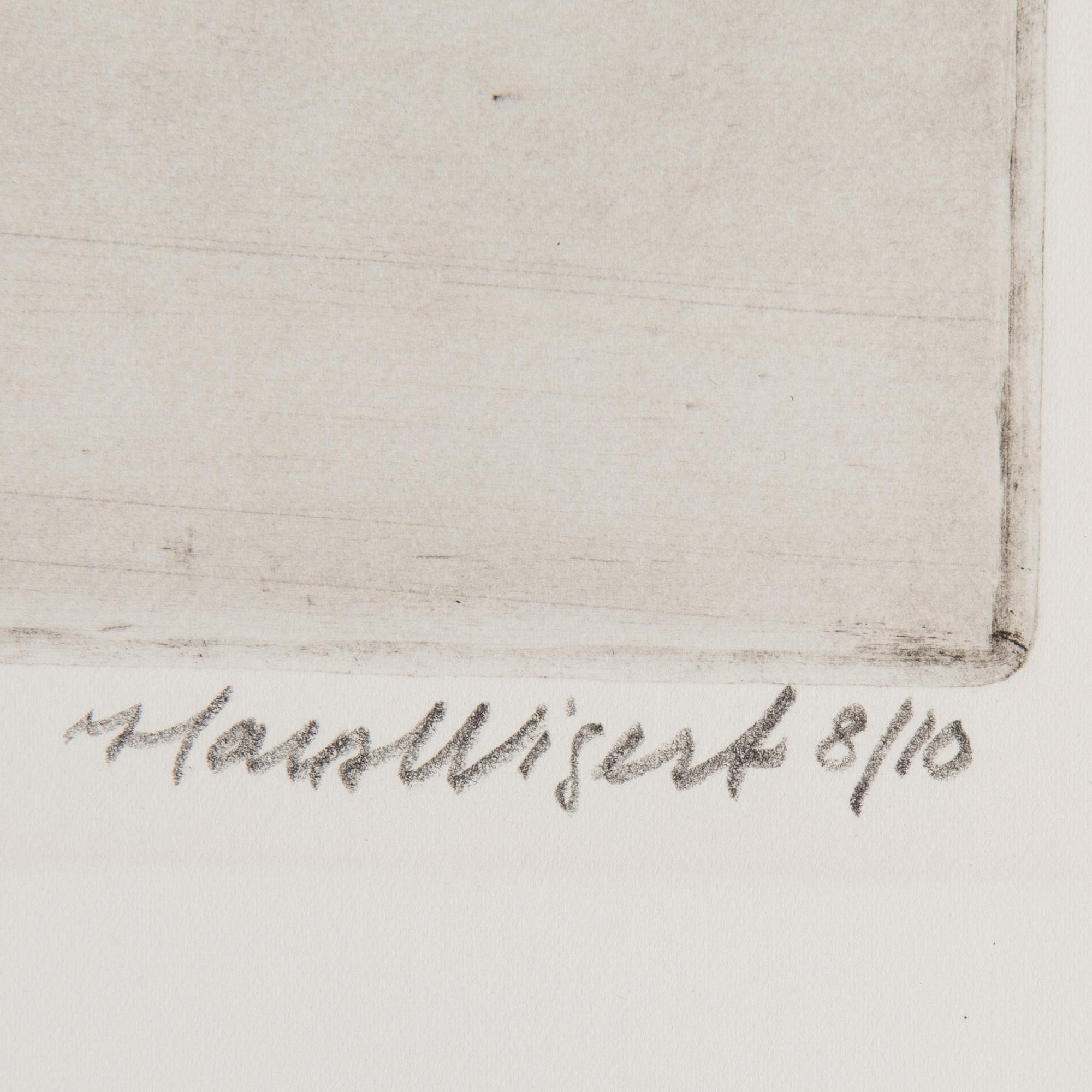 HANS WIGERT, 5 etchings, signed.