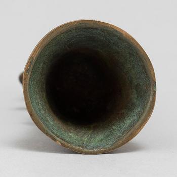 JUSSI MÄNTYNEN, sculpture, bronze, signed with initials and dated -55.