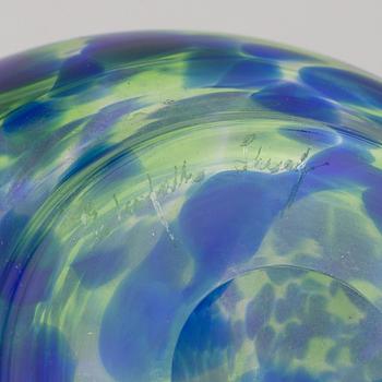 A glass vase by Bengt Edenfalk for Skruf, second half of the 20th Century.