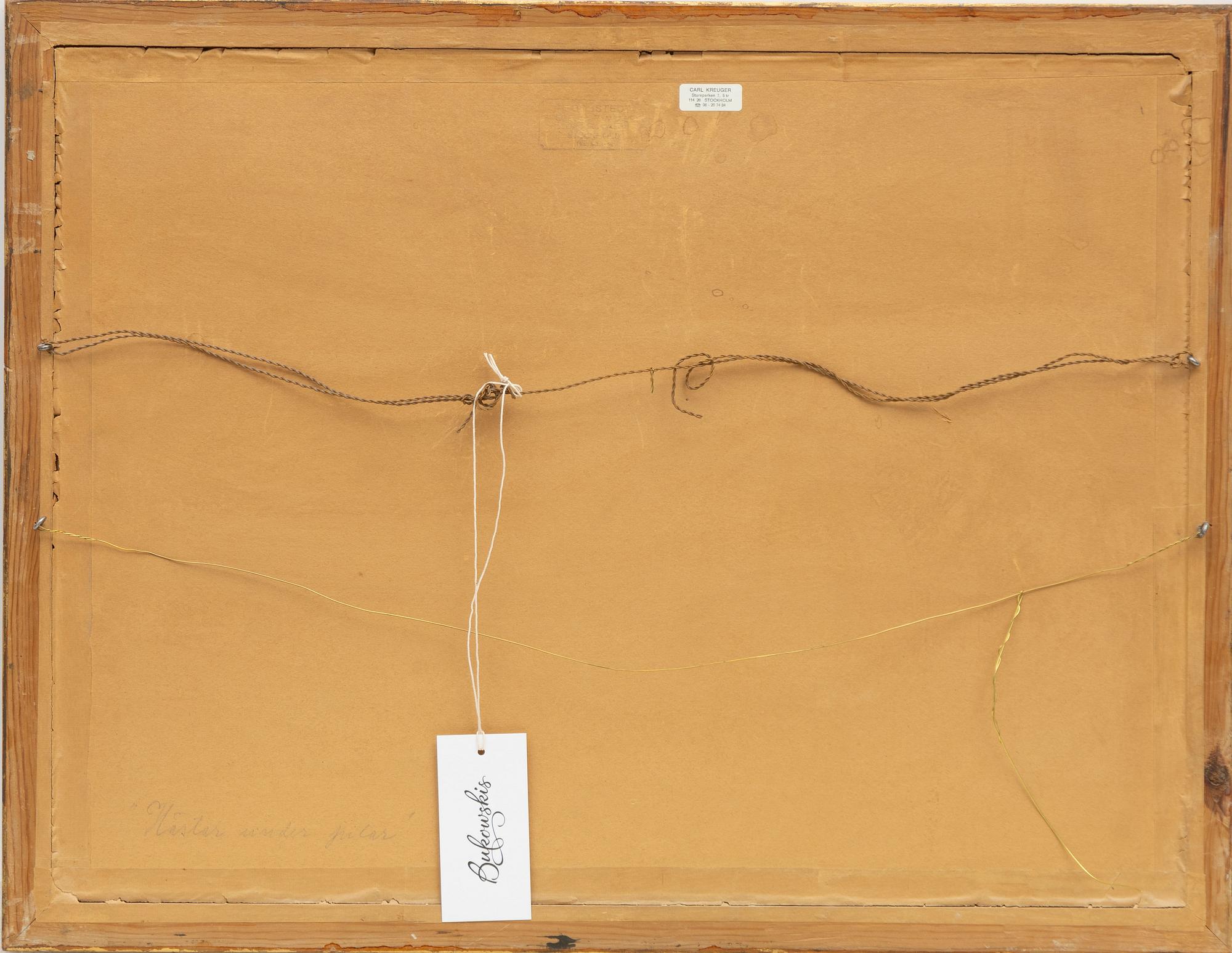 Nils Kreuger, "Hästar under pilar".