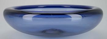 SKÅL, glas, sign. Holmegaard 17793, Danmark, 1900-talets senare hälft.