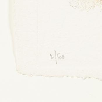 James Coignard, carborundum etching, signed and numbered 2/60.