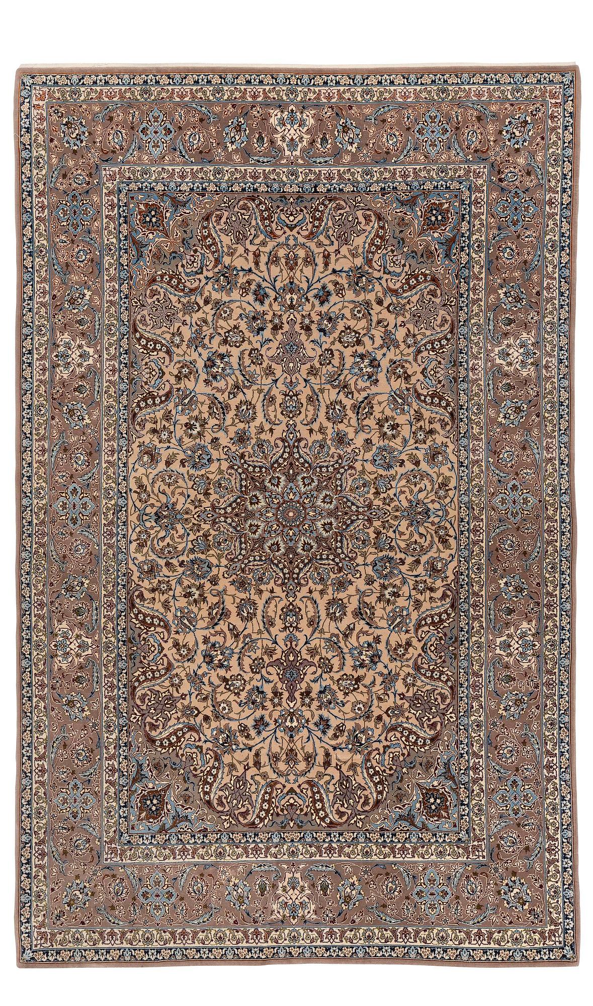 Matta, Old Isfahan, centrala Persien, ca 244 x 153 cm.