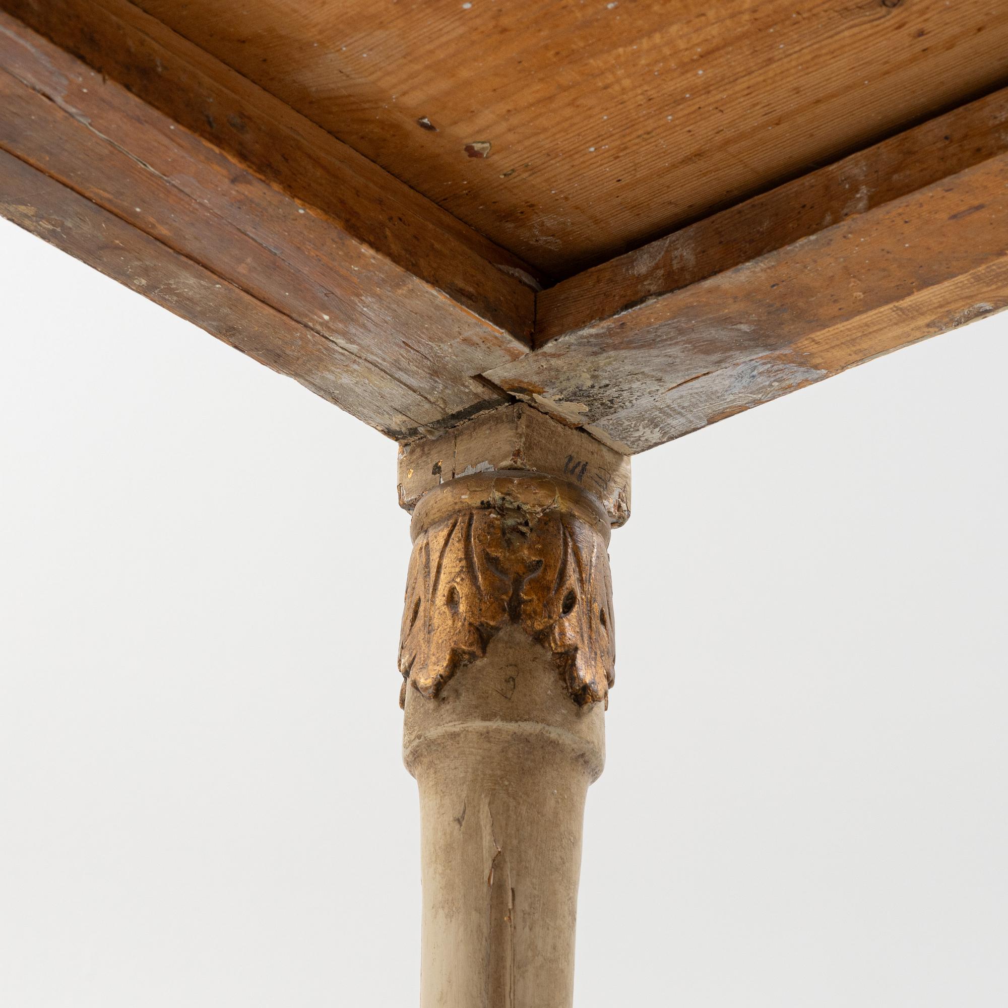 Console table, Gustavian style, second half of the 19th century.