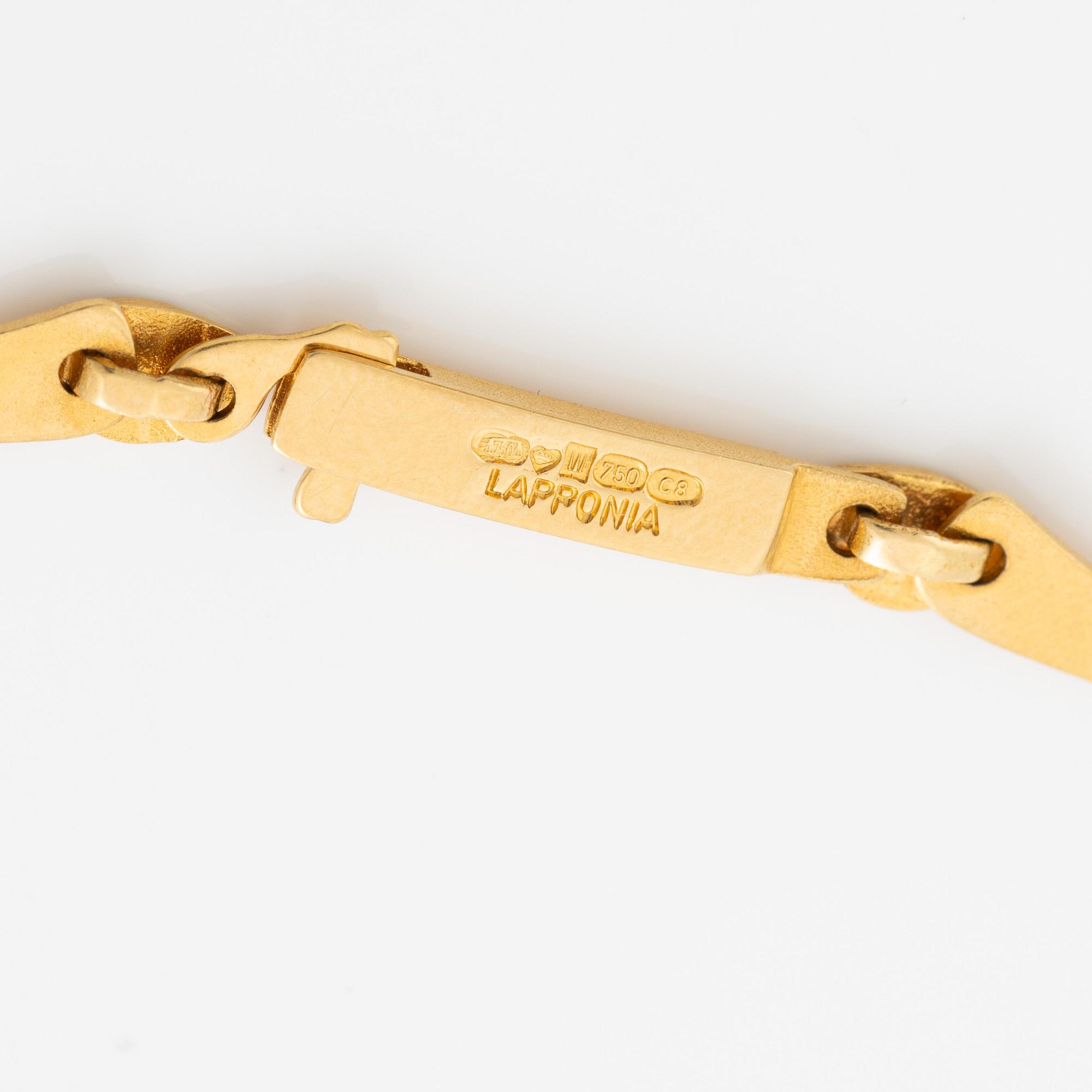 Björn Weckström, collier "Hades", 18K guld, Finland 1980.