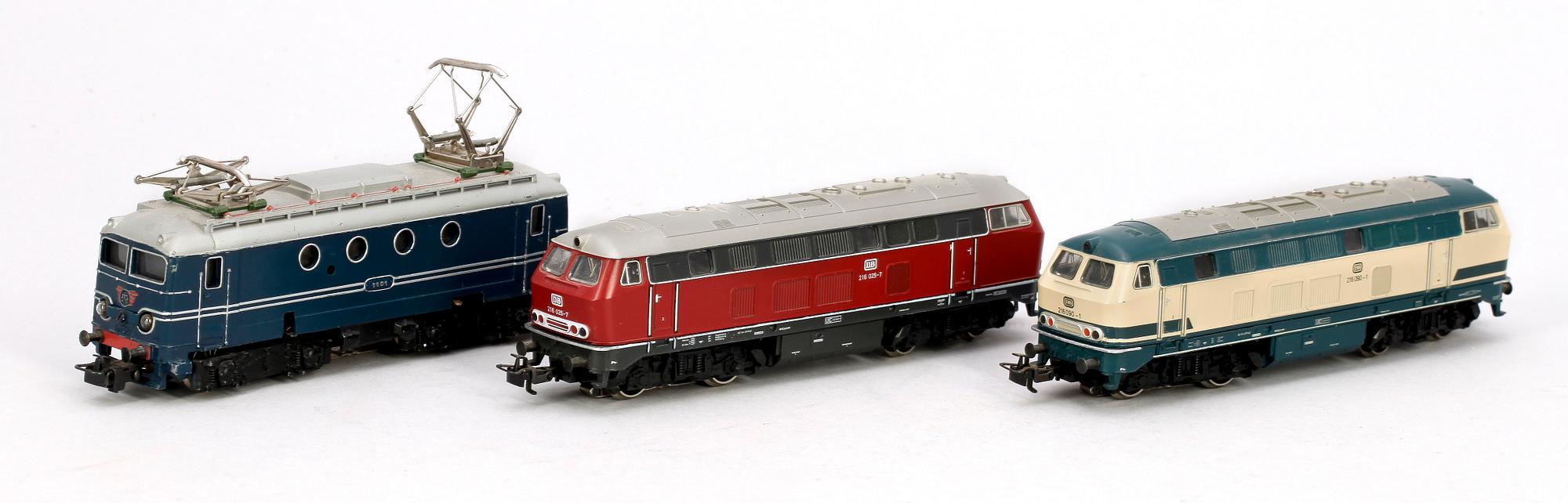 PARTI LOK, Märklin H0, 3674, 3075 samt 3013, 1900-talets andra hälft.
