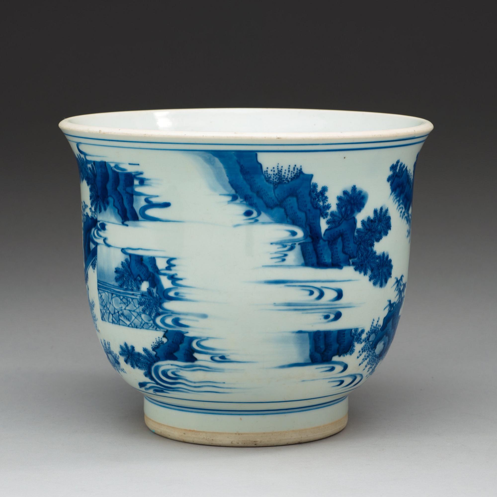 YTTERFODER, porslin. Qing dynastin.