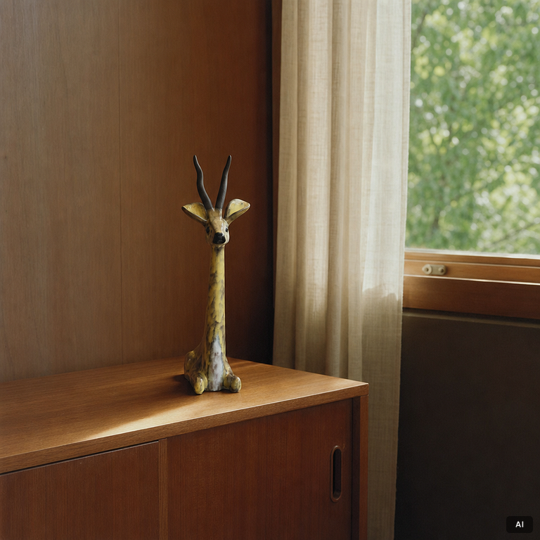 Vicke Lindstrand, sculpture, Upsala-Ekeby, 1948-60.