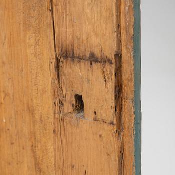 A Dalecarlian polychrome painted cabinet, dated 1798.