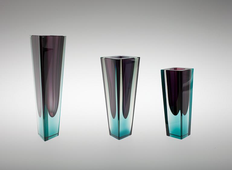 Kaj Franck, KONSTGLASSERIE, 3 ST.