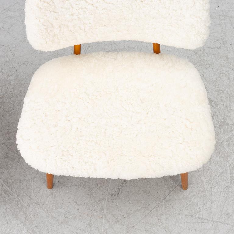 Alf Svensson, Armchairs, a pair, TeVe, Bra Bohag. Studio Ljumgs industrier, Malmö, 1950s.