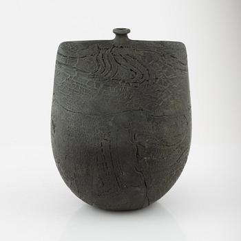 Peter Hayes, vas, raku, Bath, England, 1980-tal.