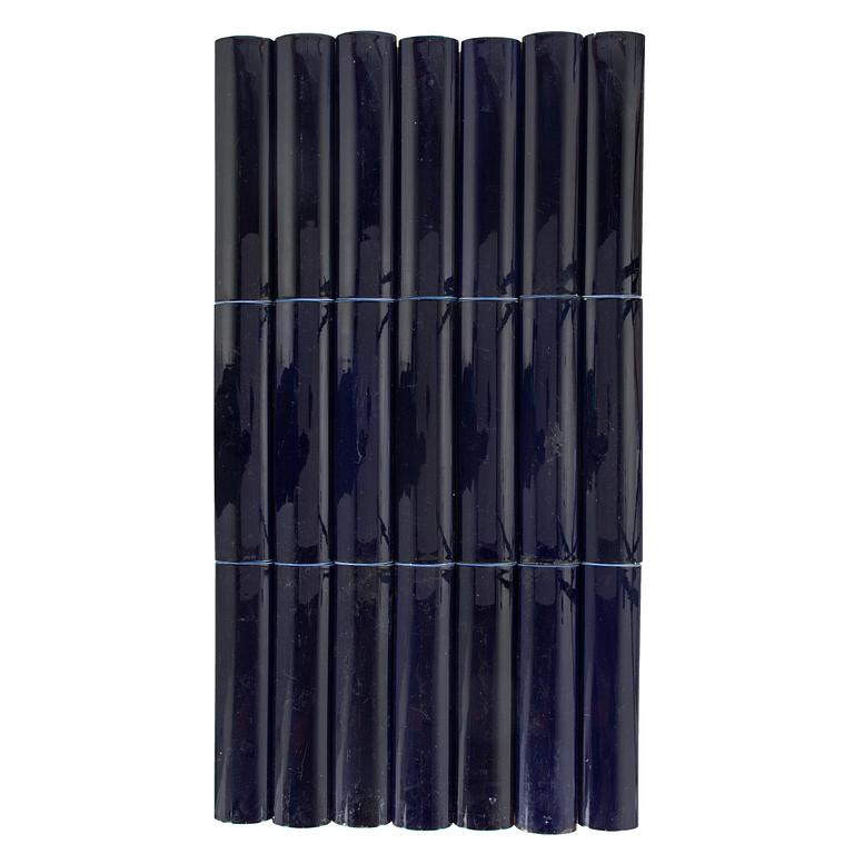 Alvar Aalto, 21 tile bars manufactured by Arabia 1950-1960s.