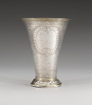 825. BÄGARE, silver. Erik Lemon, Uppsala 1790.