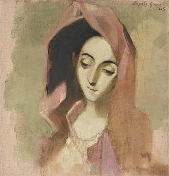 443. Helene Schjerfbeck, "Vårbroddens madonna" ("Spring Madonna").