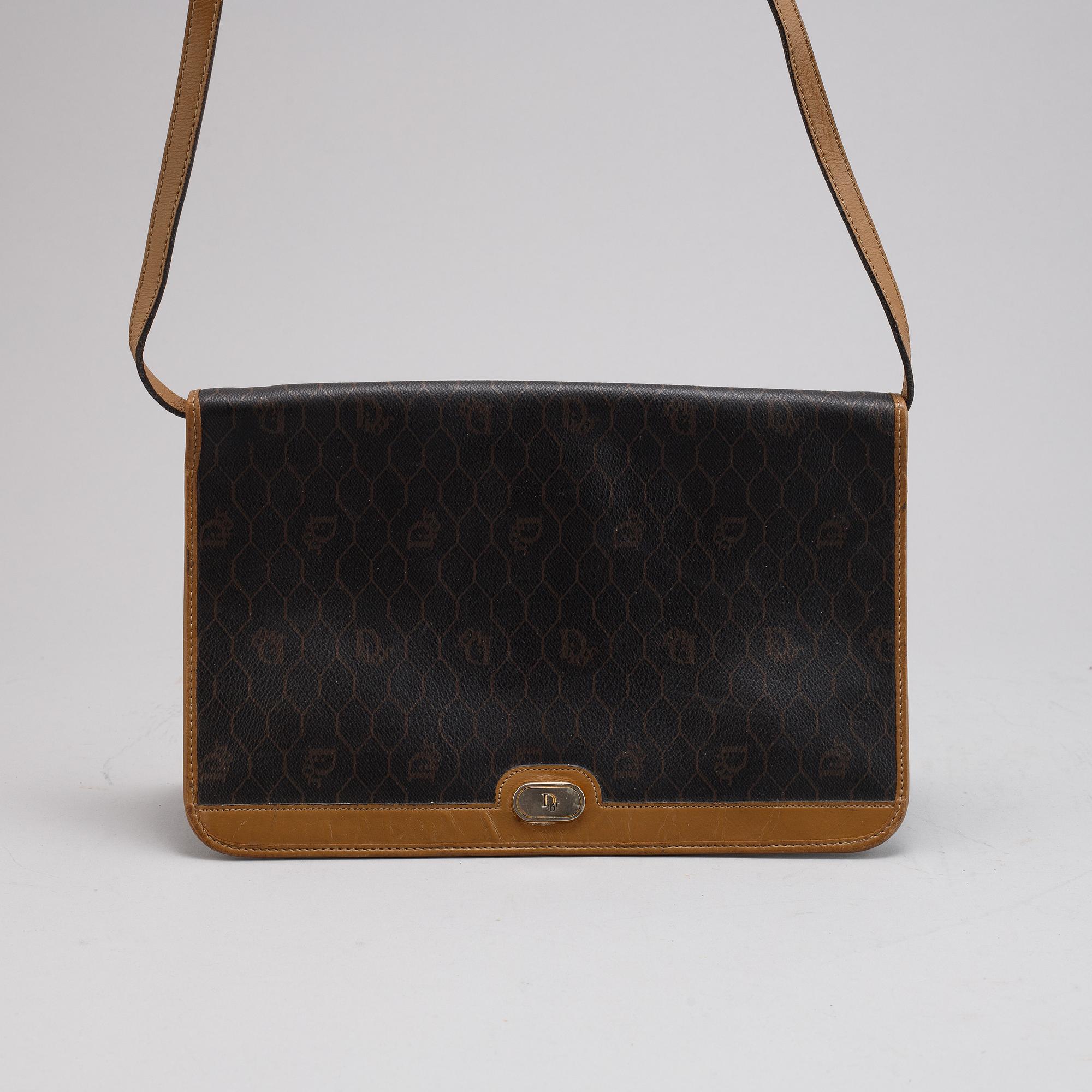 Christian Dior, a canvas handbag.