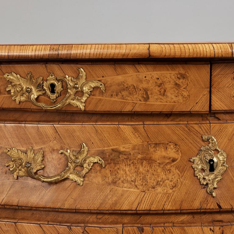 A Swedish Rococo 18th century commode by Jacob Sjölin, master 1767.