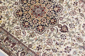 An Oriental silk rug, approx. 153 x 94 cm.
