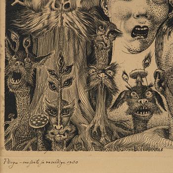 Eduard Wiiralt, "Põrgu" (Hell).
