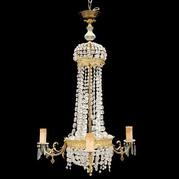 a late 19th century chandelier.