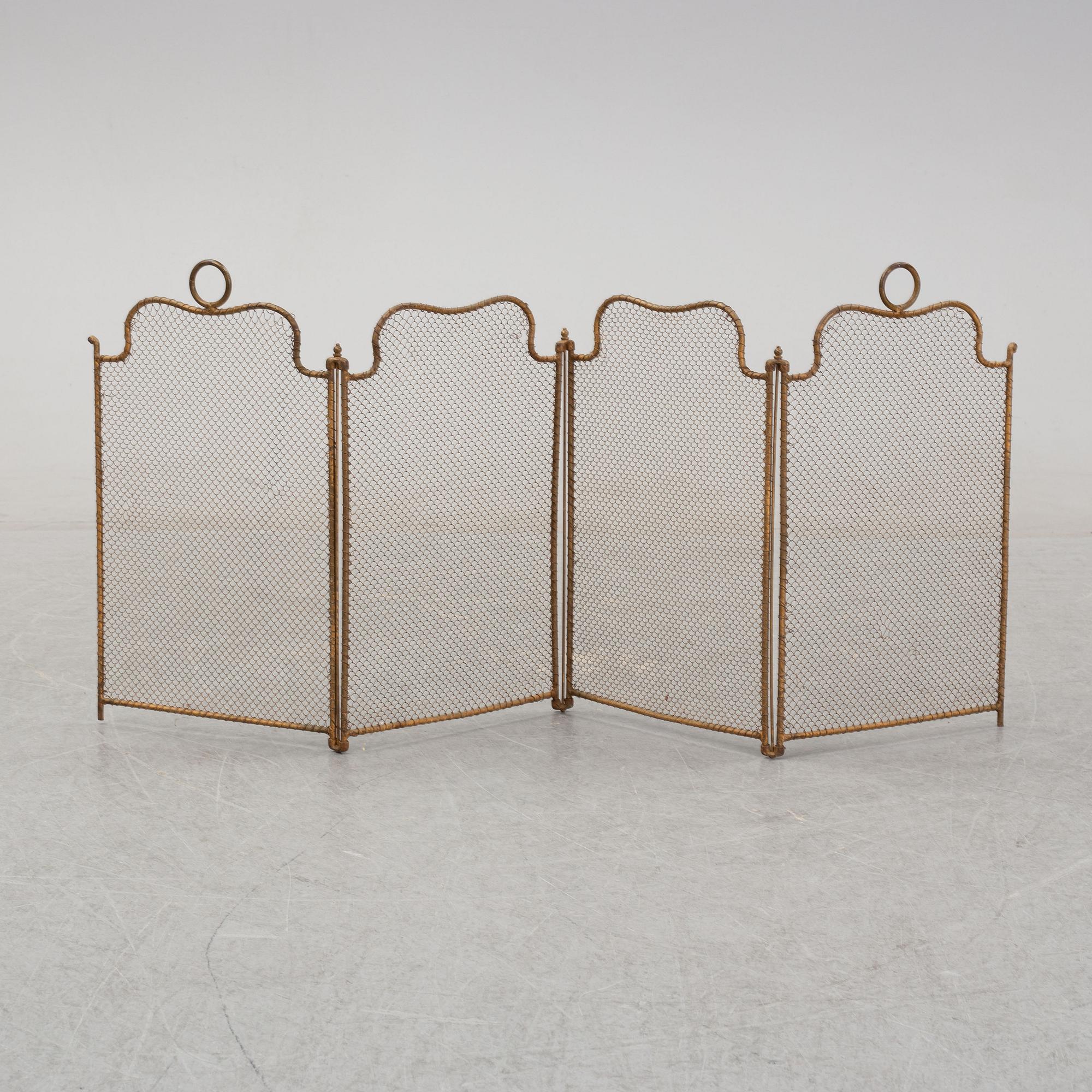 Gnistskydd/brasgaller, tidigt 1900-tal.