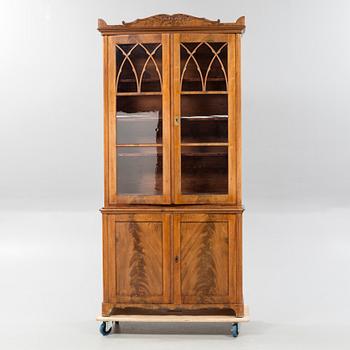 A vitrine cabinet, 19th century.