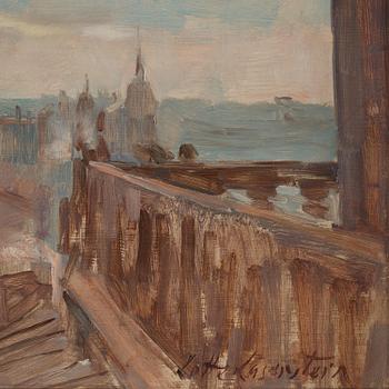 Lotte Laserstein, "Stockholm från Mosebacke".