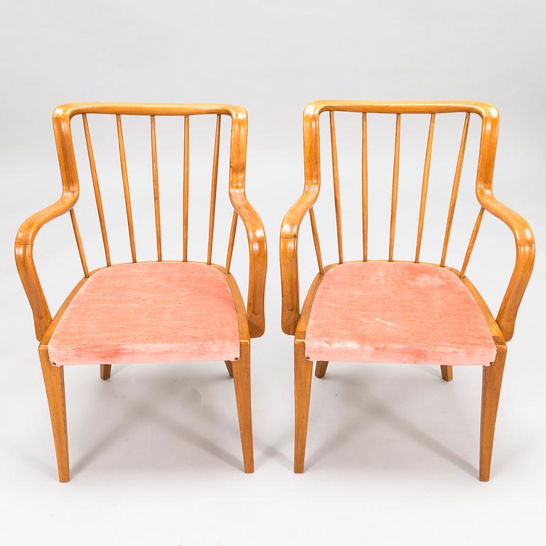 Five 1940's Finnish chairs.