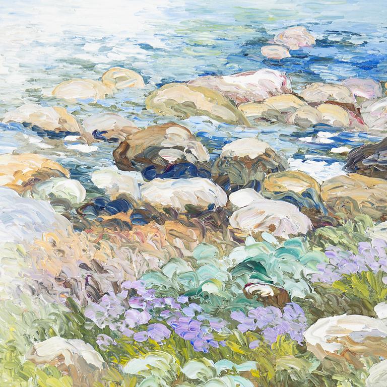Anita Erséus, oil on canvas, signed.