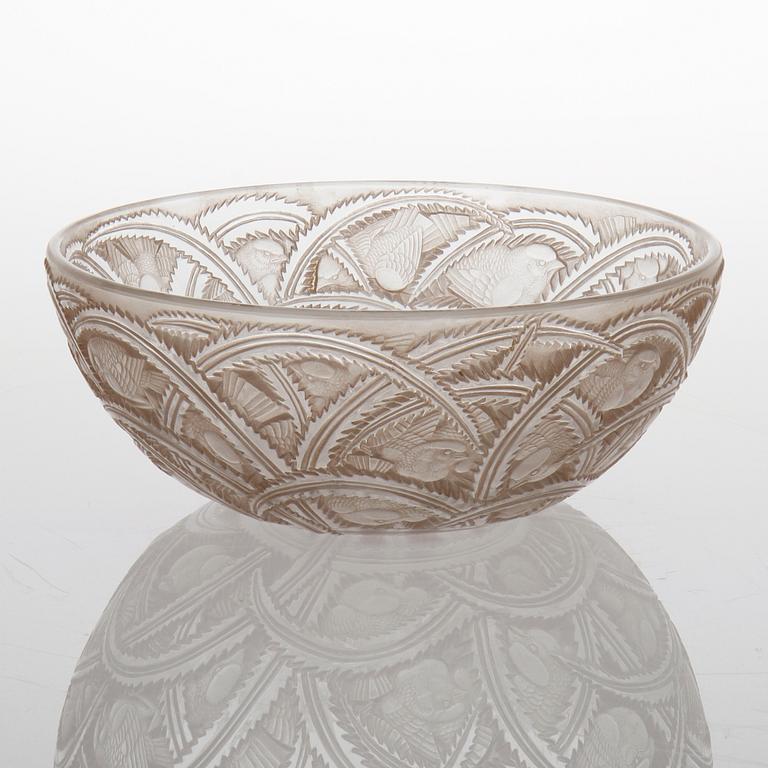 SKÅL, glas, Lalique, 1900-talets andra hälft.