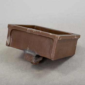 HANDFAT, saltglaserat stengods, Höganäs, 1900-talets första hälft.